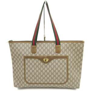 GUCCI PLUS Old Gucci Sherry Line Tote Bag